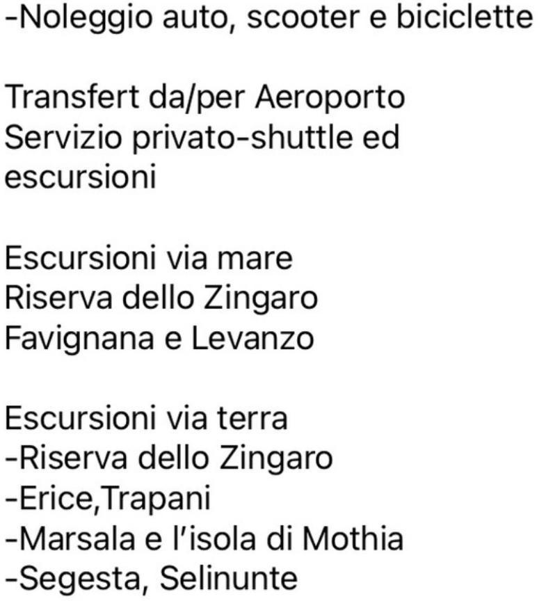 Aparthotel Casa Diamante San Vito Lo Capo Exterior foto